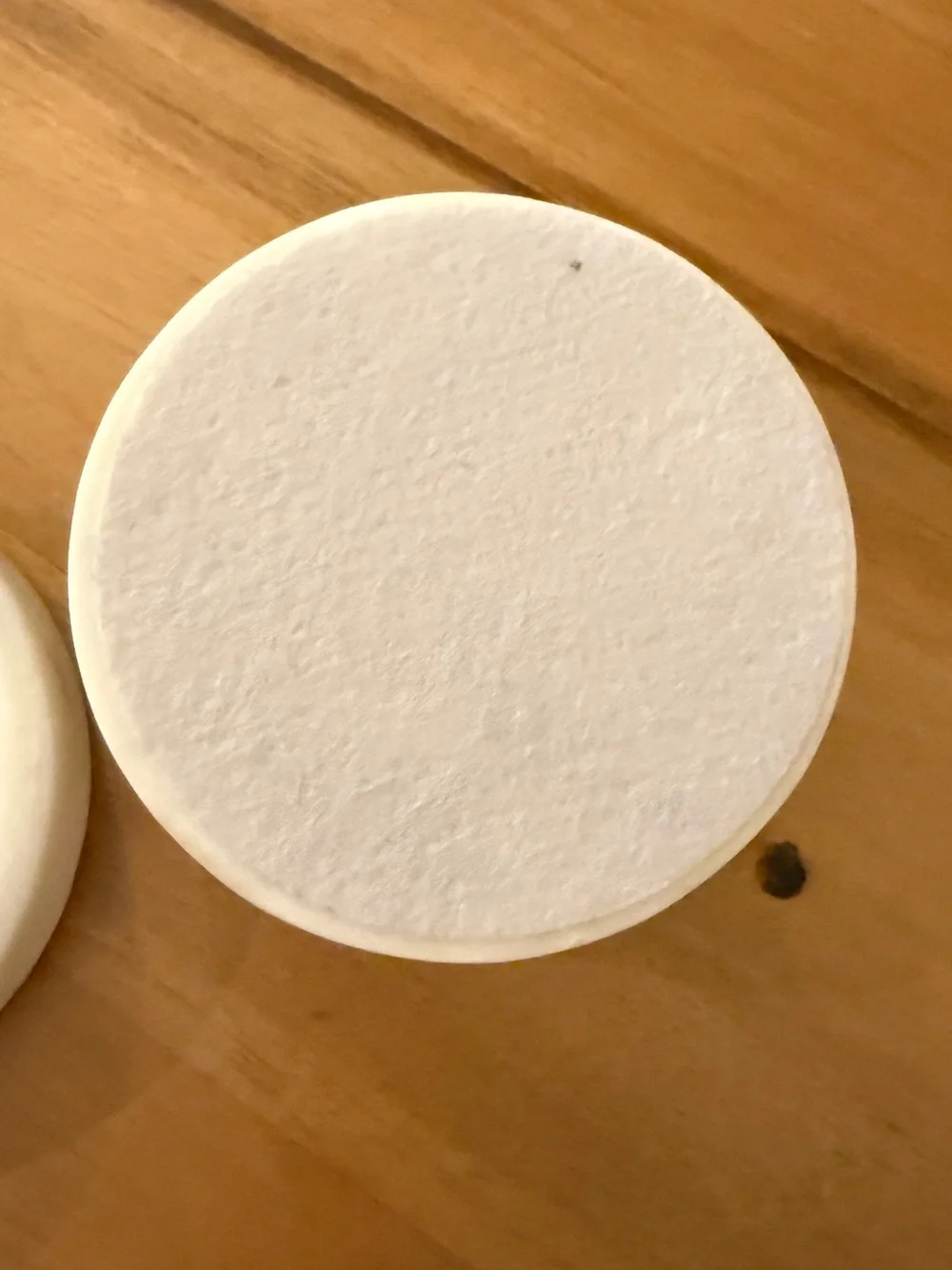 Threshold White Marble Round Base Taper Candle Holders (Pair)